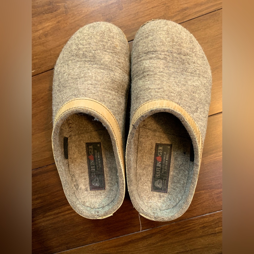 Haflinger Wool Slippers 38